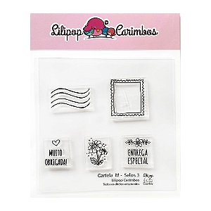 Kit de Carimbos Selos 3 - Lilipop