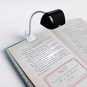 Mini Luminária Led Com Grampo Para Leitura Noturna Prende no Livro