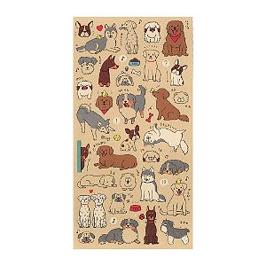 Adesivo Decorativo De Papel Cachorros de Raça MW Seal Mind Wave