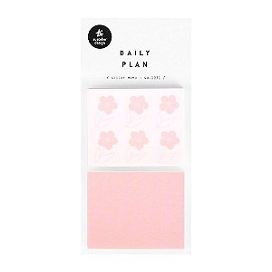 Bloco Autoadesivo Stick Daily Plan Sticky Memo Sakura Rosa - Suatelier