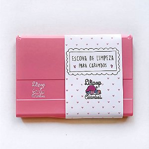 Escova de Limpeza Rosa para Carimbos - Lilipop