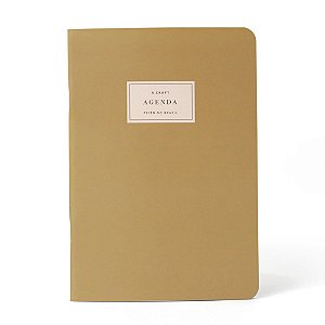 Planner Não Datado Liso Bambu Para Planner A.Craft Tamanho Padrão