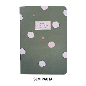 Caderno Sem Pauta Kiwi Para Planner A.Craft Tamanho Padrão