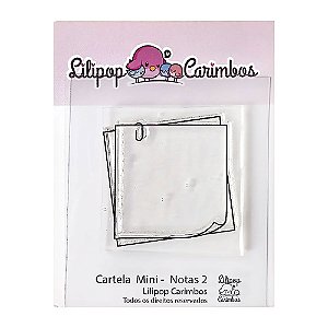 Carimbo Mini Notas 2 - Lilipop