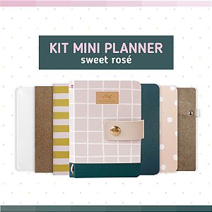Kit Mini Planner Sweet Rosé