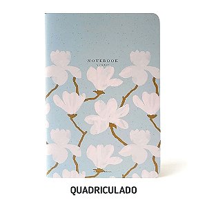 Caderno Quadriculado Cotton Flower Para Planner A.Craft Tamanho Padrão