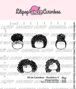 Kit de Carimbos Rostinhos 4 - Lilipop