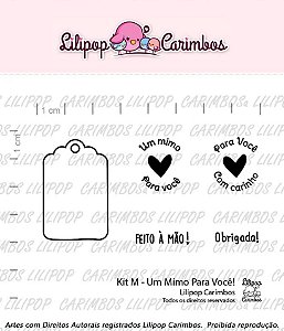 Kit de Carimbos M Um Mimo Para Você - Lilipop