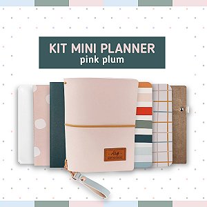 Kit Mini Planner Pink Plum