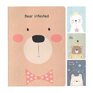 Caderno Brochura Pautado B5 Ursos