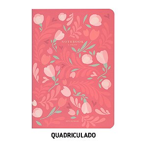 Caderno Quadriculado Magenta Tulip Para Planner A.Craft Tamanho Padrão