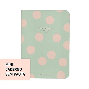 Mini Caderno Sem Pauta Mini Bubble Cream Para Mini Planner A.Craft