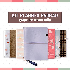 Kit Planner Padrão Grape Ice Cream Tulip