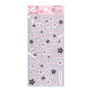 Adesivo Decorativo de Papel - Flores de Sakura Mind Wave