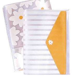 Pasta Plástica Com Zip Daisy Letter Para Planner A.Craft Tamanho Padrão