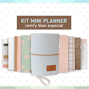 Kit Mini Planner Comfy Blue Especial