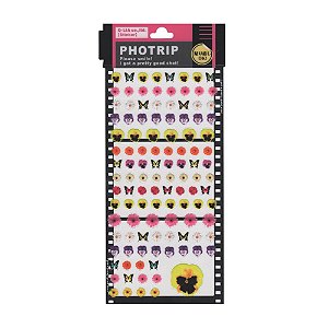 Adesivo Decorativo de Papel Photrip Flores Q-Lia