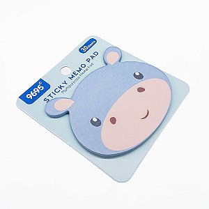 Bloco de Notas Autoadesivo Sticky Memo Pad 9695 - Hipopótamo
