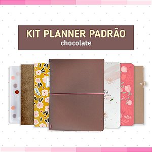 Kit Planner Padrão Chocolate