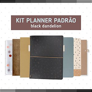 Kit Planner Padrão Black Dandelion
