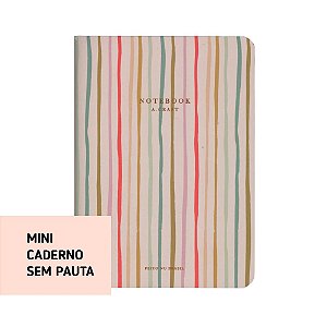 Mini Caderno Sem Pauta Rainbow Para Mini Planner A.Craft