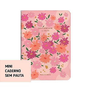 Mini Caderno Sem Pauta Rosé Spring Para Mini Planner A.Craft