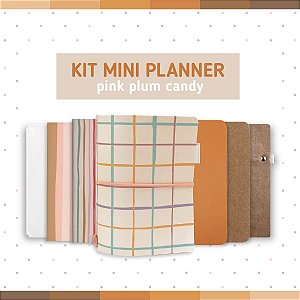 Kit Mini Planner Pink Plum Candy