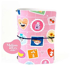 Mini Capa A.Craft- Melissa Ery- Afeto Postal (Para 4 Mini Blocos) Para Mini Planner A.Craft