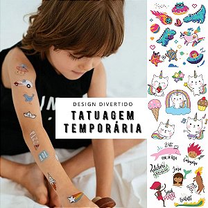 Tatuagem Temporária Infantil Tatufun Modeo: Fantasia