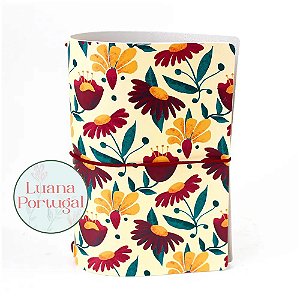 Capa Para Planner A.Craft Tamanho Padrão -Luana Portugal- Tons de Outono (Para 4 Blocos)