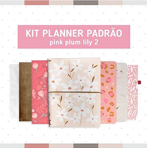 Kit Planner Padrão Pink Plum Lily 2