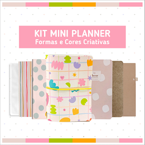 Kit Mini Planner Formas e Cores Criativas