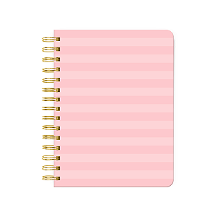 Caderno Pautado Listras Blush Smart A5
