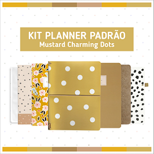 Kit Planner Padrão Mustard Charming Dots
