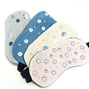 Máscara Tapa-Olhos com Gel Térmico Bichinhos Miniaturas