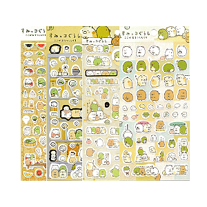 Adesivo Decorativo de Papel Sumikko Friends