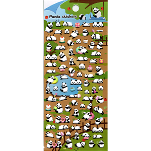 Adesivo Decorativo Puffy Panda