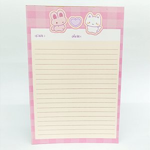 Bloco Destacável Cute Coelho