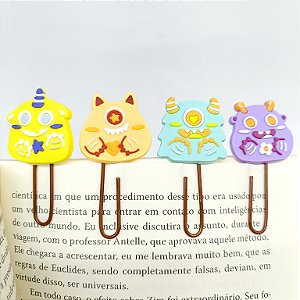 Clips Decorado Prendedor de Papel Marca Páginas Enfeite de Monstrinhos