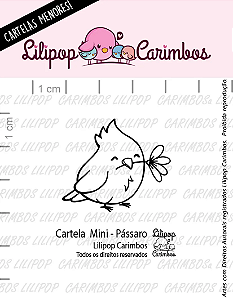 Mini Carimbo Pássaro - Lilipop