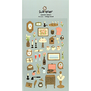 Adesivo Decorativo De Papel Suatelier Vintage Mood
