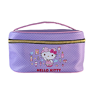 Necessaire Grande Hello Kitty Lilás