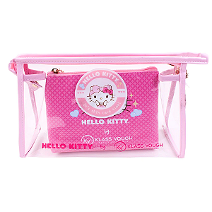 Kit 2 Necessaires Hello Kitty Pink
