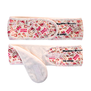 Faixa de Cabelo com Velcro Hello Kitty Rostinhos