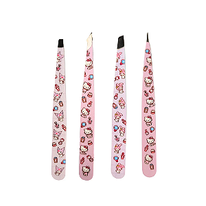 Kit de Pinças Estampadas Hello Kitty