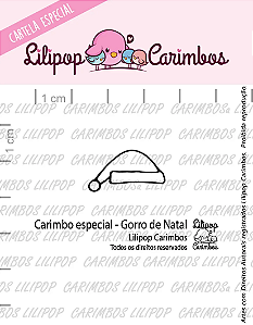 Mini Carimbo Especial Gorro de Natal - Lilipop