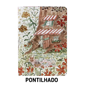 Caderno Pontilhado Doce Lar - Anna Leri - Para Planner A.Craft Tamanho Padrão