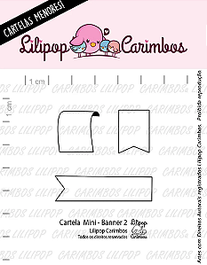 Kit de Carimbos Mini Banner 2 - Lilipop