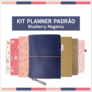 Kit Planner Padrão Blueberry Magenta