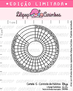 Kit de Carimbos G Controle de Hábitos - Lilipop
